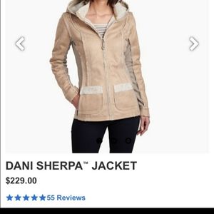 Dani Kuhl Sherpa Jacket, XL
